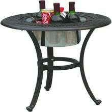 Side Table With Ice Bucket All Weather Resistant - View 2