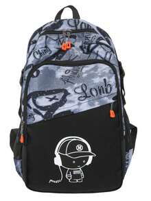 New Cartoon Back To School Graduation Season Elegant Cute Fashion Versatile Large Capacity Multi-Function Backpack (No Accessories Included) - Multicolor - View 8
