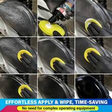 All-In-One Car Interior & Exterior Scratch Remover Wax - Plastic Restorer With Gloss Finish, Tire Protector & Yellowing Repair - Effective Vehicle Scratch Remover, Vehicle Appearance Enhancer, Gloss Finish Enhancer, Nano Crystal Technology - Motorcycle Plastic Parts Polishing - View 5