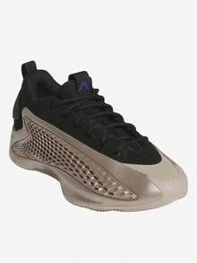 Adidas ANTHONY EDWARDS 1 J LOW 中性大童籃球鞋 - 黑色/褐色 - 查看 1