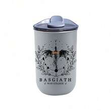 1個/5個 300ml BASGIATH War Academy 咖啡馬克杯，適用冷飲，適合送給男友的節日與生日禮物，不鏽鋼保溫隨行杯，居家使用與下午茶適用，適合冰咖啡、果汁、燕麥奶，適用於學校與日常生活，魔法愛好者送男友禮物 - 多色1 - 查看 10