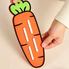 Radish Shaped Silicone Pot Lid Mat, Kitchen Anti-Slip Stain-Resistant Draining Mat, Countertop Organizer Storage Mat, Can Hold Pot Lids, Spatulas, Chopsticks, Soup Ladles, Heat-Resistant Anti-Slip Easy To Clean, High Temperature Resistant Non-Stick, Multi-Purpose Mat, Storage And Draining Dual Use, Kitchen Countertop Protection Mat, Cute And Practical, Home Kitchen Essential, Multi-Purpose Storage Mat, Dirt-Resistant And Easy To Maintain - Multicolor - View 9