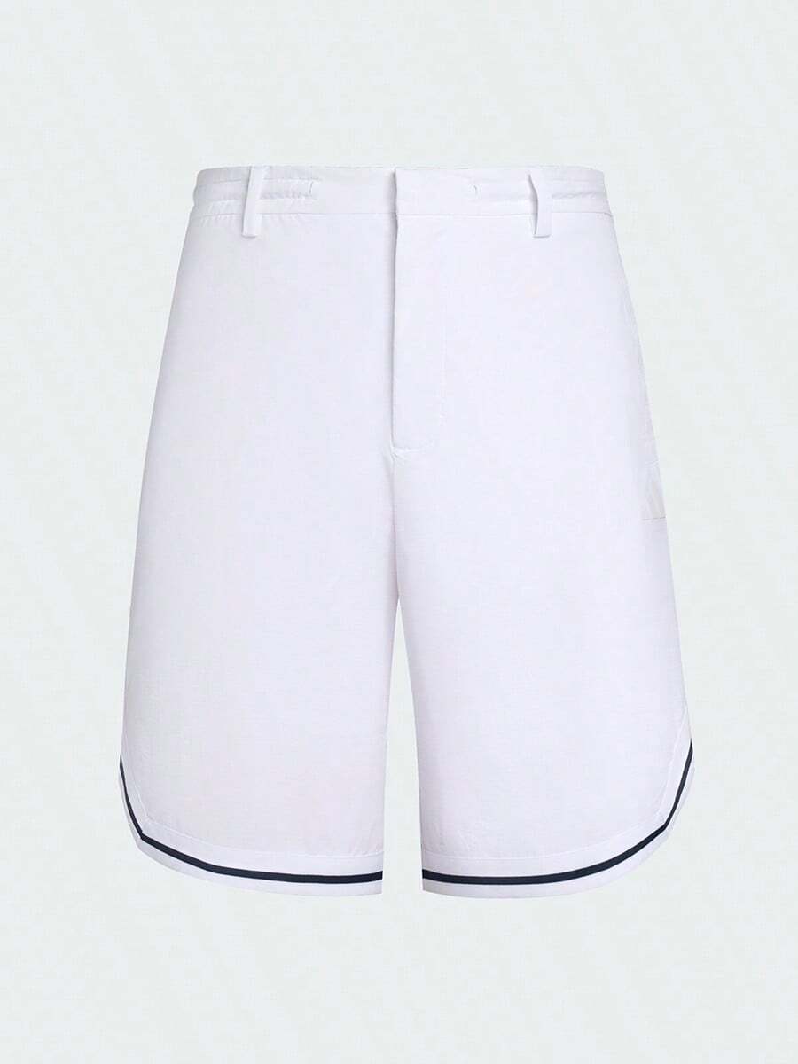 Adidas Men's Summer Minimalist Versatile Comfortable Straight Leg Golf Sports Shorts JE8305 - White - View 1