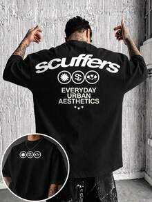Men's Fashion T-Shirt, Short Sleeve, Round Neck, Double Layer Design, Made Of Pure Cotton Fabric - style2 - 查看 1