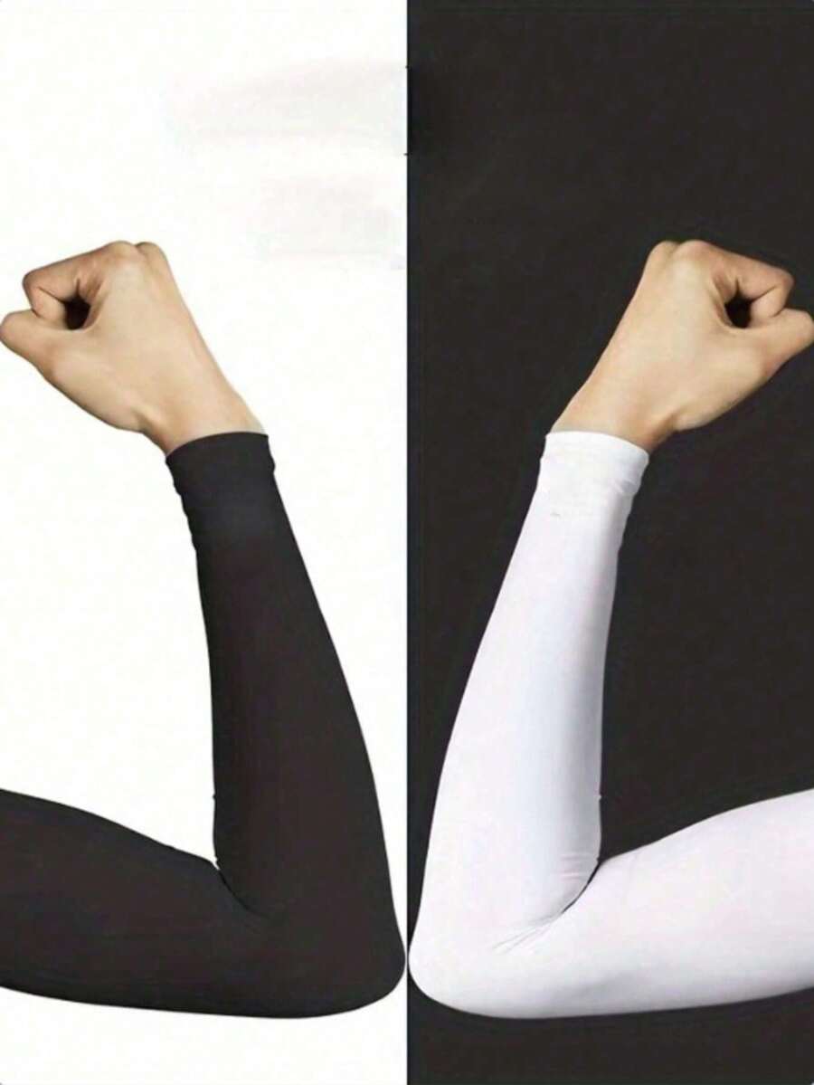 Pelindung Lengan Sutra Es Unisex Musim Panas, Penutup Lengan Pelindung UV untuk Mengemudi, Bersepeda, Aktivitas Luar Ruangan, dengan Desain Cetak Kasual Elegan, Nilon, Musim Semi Musim Panas Musim Gugur - MultiWarna - View 1