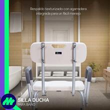 Bathroom Support Seating - White - View 9