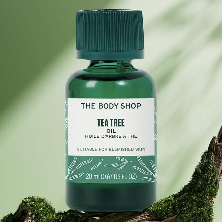 The Body Shop 茶樹淨化精華油 20ml,95%天然植物萃取,輕盈快吸收不黏膩,便攜日常肌膚清潔護理 - 茶樹精油20ml - 查看 1