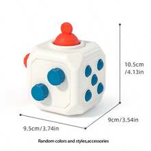 Multi-Functional 6-Sided Busy Cube, Finger Exercise Toy, Develops Motor Skills & Coordination, Great Gift For Kids(Birthday,All Holiday,Vacation) - Multicolor - View 14