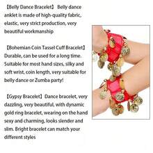 Boho Festival Rave Coin Sequin Bralette With Fringe Hip Sash And Wrist Bands For Burning Man, Beach Party And Outdoor Event - Multicolor - View 10