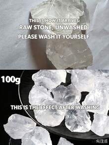 Natural Crystal Crushed Stone Aromatherapy Stone, Raw Mineral Crystal Diffuser Stone, Mineral Decorative Ornament, Symbolizing Good Luck And Health, Suitable For Daily Wear And Gifting - Apricot - View 6