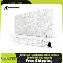 ATTACK SHARK CM02 PRO Extra Large Gaming Mouse Pad, With Anti-Slip Rubber Never-Slip Stability Esports Mousepad, XXL Full Desk Coverage For Writing Desk Office Home Laptop - View 2