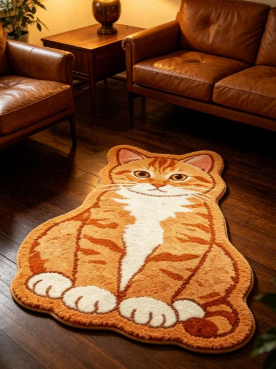 1pc Rollable Bath Mat, Bathroom Rug, Door Mat, Small Rug, Carpet, Floor Mat, Home Decor, Area Rug, Outdoor Mat, Bedroom Carpet, Washable Rug - Multicolor 7 - View 1