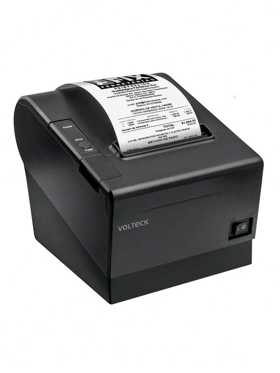80mm Thermal Receipt Printer USB + BT + RJ45 + WiFi Auto-Cutter, Barcode And QR Code Printing - View 1