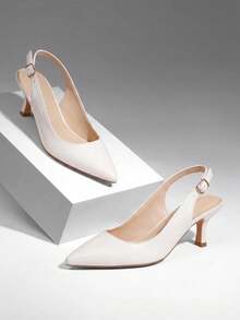 Women Pumps - White - View 2
