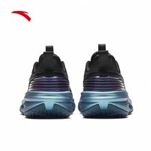 Anta Chasing Light | Nitrogen Technology Basketball Shoes, Anti-Slip, Wear-Resistant, Shock-Absorbing, Breathable, Professional Low-Top Sports Shoes For Men - Black/Blue-4 - View 4
