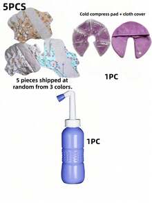 Postpartum Recovery Essential Kit, Women's Delivery And Postpartum Care Set, Includes Peri Bottle, Cooling Spray, Disposable Underwear, Postpartum Pads, Cold/Hot Compress Packs And Cooling Pads, Ideal Gift For Mother's Day - Multicolor - View 12