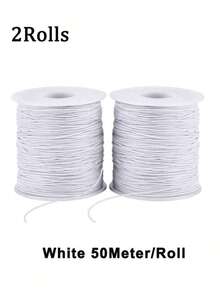 Bracelet String 1/2/3Pcs 164Feet Elastic String For Bracelet DIY Crafts, 1mm Stretchy Cord For Jewelry Making Sewing Necklace Beading - 1mm Elastic Cord - View 14