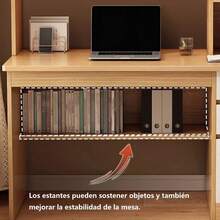 Home Office Desks - Brown - View 8