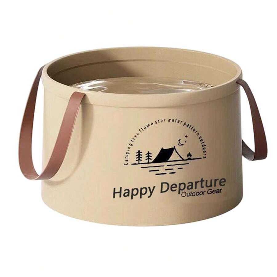 Xô gấp gọn 12L và 6.8L, chậu ngâm chân di động đa năng có thể thu gọn, xô lưu trữ du lịch ngoài trời, phù hợp cho cắm trại, leo núi, câu cá, dã ngoại, ký túc xá, ngâm chân và vệ sinh tại nhà