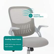 Tall Drafting Office Chair With Adjustable Foot Ring, 23"-28.9" Counter Height Swivel Chair, Ergonomic Lumbar Support 120° Reclining Tall Desk Chair With Armrest, 275LBS Heavy Duty Nylon Base For Standing Desk Home Office - Grey - View 5