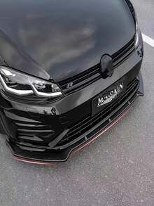 1 مجموعة تعديل السيارة شفة أمامية مناسبة ل- Golf 7 7.5 MK7 MK7.5 GTI GTD R R-Line 2012-2020 شفة المصد الأمامي الموزع طقم الهيكل الجسدي - A - مشاهدة 5