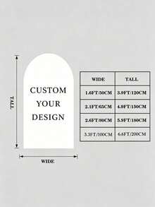 Personalized Elastic Canvas Arch Backdrop - Custom Arch Backdrop, Suitable For Dome Background Frame, No Electricity Required, Indoor/Outdoor Use, Durable Elastic Polyester Material Banner, Holiday Atmosphere, Party Decoration - Multicolor - View 4