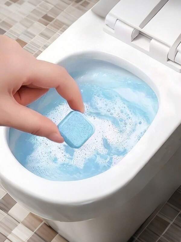 1/10/20pcs Powerful Toilet Cleaning Effervescent Tablets, Deodorizing And Urine Stain Removal, Alkaline Solvent, Rich Foam, Suitable For Toilet, Washing Machine, Cup Cleaning, Removing Odors And Dirt