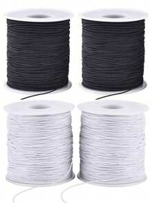 Bracelet String 1/2/3Pcs 164Feet Elastic String For Bracelet DIY Crafts, 1mm Stretchy Cord For Jewelry Making Sewing Necklace Beading - 1mm Elastic Cord - View 12