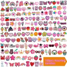 100pcs Assorted Pink Girl Series - Multicolor - View 1