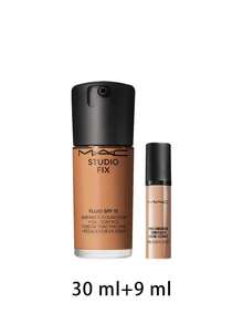 MAC [Bundle] NW35 Studio Fix Fluid SPF 15 Foundation 30 Ml + Pro Longwear Concealer 9 Ml - NW35 - View 2