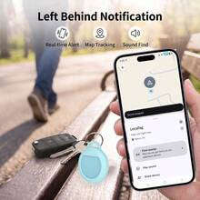 RSH 4 Packs Smart Tracker, Smart Tracker, GPS Tracker For Android Find Hub App, No Monthly Fee, Portable Mini Tracker With Replaceable Battery, Precise Positioning For Wallet, Bag, Ideal For Business And Travel - Multicolor - View 3