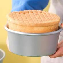 Non-Stick Mousse Cake Pan With Removable Bottom, Anodized Baking Pan Suitable For Chiffon Cake, Sponge Cake And Desserts, Durable Cake Bottom Mold Baking Tool - View 8