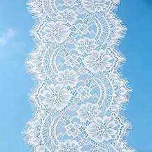 (3 Meters/Roll) Eyelash Lace Trim, Suitable For Clothing Decoration, Tabletop, Home Textiles, Wedding Decoration And DIY Craft Accessories - 3Meters - View 7