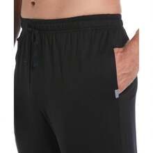 Perry Ellis Men's Portfolio Men's Deluxe Touch Jogger Variant 1 - Black Beauty - View 3