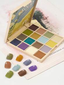 Set Kutek Gel Padat MAOMIA 16 Warna – Gel Tekstur Krim untuk Seni Kuku dan Pengeringan UV/LED untuk Desain Seni Kuku DIY - MultiWarna - View 13