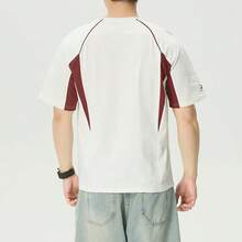 Skechers Men's Color-Block Raglan Cooling Quick-Dry Crew Neck Short Sleeve T-Shirt - White - View 3