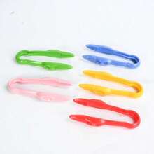 Colorful Plastic Tweezers Educational Tool, Fine Motor Skills Insect Grabber, Large Tweezers For Observation Experiments - Multicolor - View 7