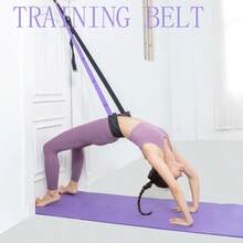 Adjustable Aerial Yoga Strap, Elastic Stretch Door Suspension Yoga Belt, Hammock Swing Fitness Inversion Rope Training Equipment For Women - Multicolor - View 7