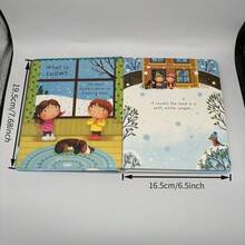 Q&A Three-Dimensional Learning Material | Cardboard Material, Foldable Inner Pages, Cognitive Enlightenment, Language Development, Fun Illustrations, Sturdy Structure, Perfect For Halloween, Christmas Gift - Multicolor - View 3