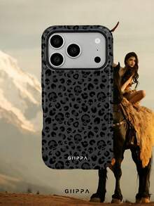 GIIPPA 1 Stück Grau-Schwarzer Leoparden-Muster mit schwarzem Totenkopf-Muster Design, Handyhülle für Handy 17 Pro Max, kompatibel mit Handy 16 Pro Max, 15 Pro Max, 14 Pro Max, koreanischer Stil hochwertige Mode lustige Handyhülle, kompatibel mit 11/12/13/14/15/16 Pro Max Plus, elegantes Design geeignet für Männer und Frauen, perfektes Geschenk für Freundin zu Weihnachten, Valentinstag, Ostern, Hochzeitssaison und Geburtstag! - Verschiedenfarbig - Übersicht 9