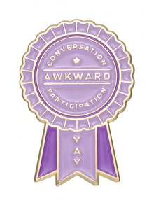 Funny Award Ribbon Enamel Brooch Set, Ironic Quote Prize Badge Pins For Backpack, Bag & Jacket Decor - Multicolor - View 10