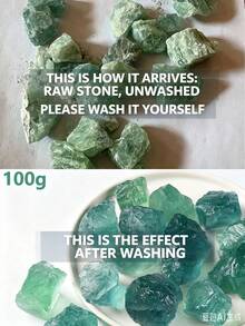 Natural Crystal Crushed Stone Aromatherapy Stone, Raw Mineral Crystal Diffuser Stone, Mineral Decorative Ornament, Symbolizing Good Luck And Health, Suitable For Daily Wear And Gifting - Apricot - View 9