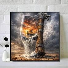 Diamond Painting Kit - Natural Landscape, Animal Farm, Creative Famous Painting Theme Picture DIY 5D Full Drill Craft, Suitable For Home Room Decoration And Wall Decor, Perfect Choice For Holiday Parties And Various Celebratory Occasions - Sets - View 1