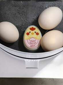 1pc Kitchen Egg Timer, Color Changes To Indicate Egg Doneness. When Eggs Are Fully Cooked, This Timer Changes Color, Perfect For Making Soft-Boiled Or Hard-Boiled Eggs - Multicolor - View 4