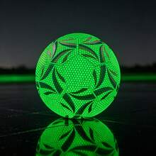 1pc Vibrant Fluorescent Green PU Soccer Ball, Professional Match Training Football For Outdoor Sports - Multicolor - View 5