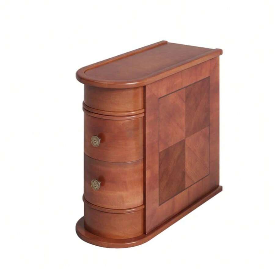 Mesita de noche moderna, mesa auxiliar para sofá, mesa auxiliar - Nuez - Ver 1