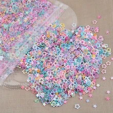 20G Dreamy Candy Color Five-Pointed Star/Heart/Snowflake/Rabbit Shaped Sequins For DIY Drip Glue Resin Filling Material, DIY Sequin Decoration, Jewelry Making Parts - Multicolor - View 9