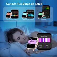 Reloj Inteligente Smart Watches, Smartwatch Mujer, 1.85 Smart Watch Mujer, Notificación De Mensajes, Ios/android Smartwatches, Deportivo Salud, Marco De Metal, Lcd Fitness Bluetooth De La - Rosa - Ver 6