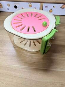 1pc Retractable 2-In-1 Thickened Vegetable Washing & Draining Basket With Lid And Foldable Handle, Large Capacity Fruit Storage & Strainer Basket For Home Kitchen, Efficient Practical Tool, Warm Autumn/Winter Style - One Size - View 13