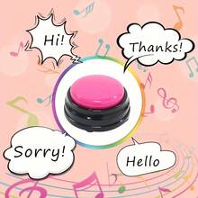 1pc/4pcs/8pcs Recordable Button Pet Toy Dog Communication Training Buzzer Recordable Talking Button Interactive Toy - Multicolor - View 6